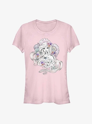 Disney The Little Mermaid Pastel Shells Girls T-Shirt