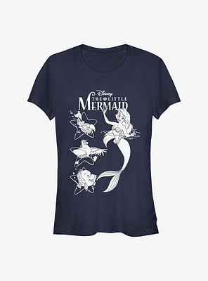 Disney The Little Mermaid Ariel And Friends Girls T-Shirt