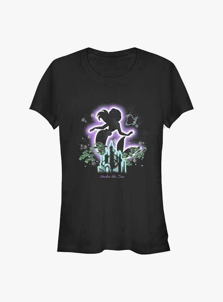 Disney The Little Mermaid My World Under Sea Girls T-Shirt