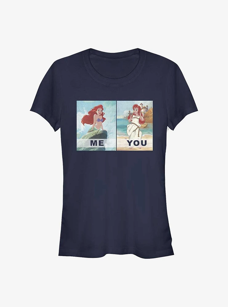 Disney The Little Mermaid Me vs. You Girls T-Shirt