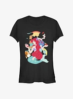 Disney The Little Mermaid Lovely Ladies Girls T-Shirt