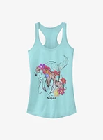 Disney The Little Mermaid Flowers My Hair Girls Tank