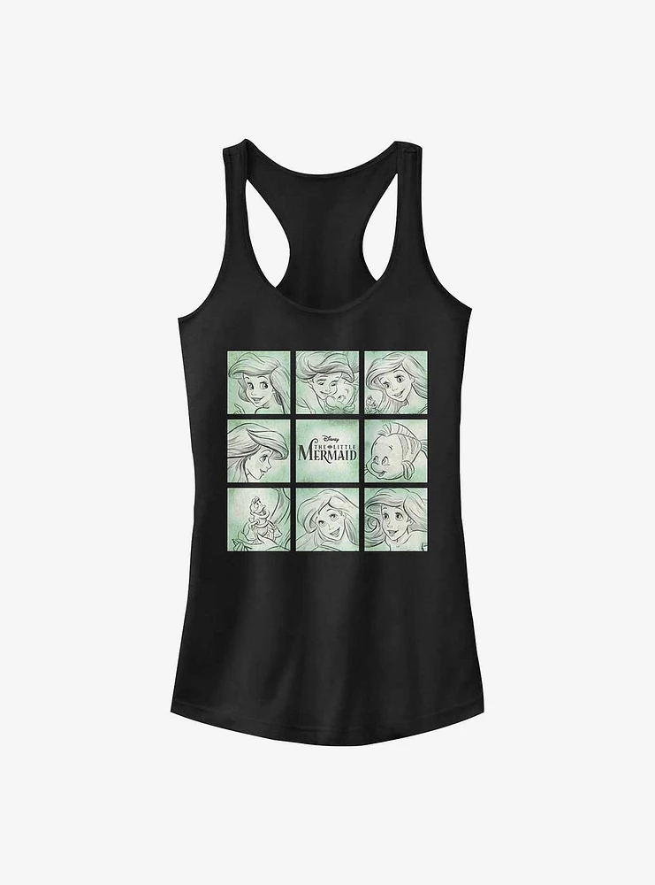 Disney The Little Mermaid Ariel Sketches Girls Tank