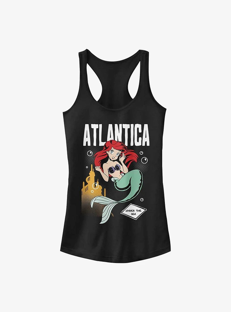 Disney The Little Mermaid Anime Ariel Atlantica Girls Tank