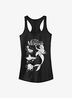 Disney The Little Mermaid Ariel And Friends Girls Tank Top