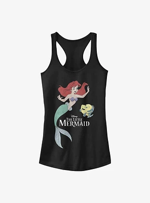 Disney The Little Mermaid Friends Ariel and Flounder Girls Tank