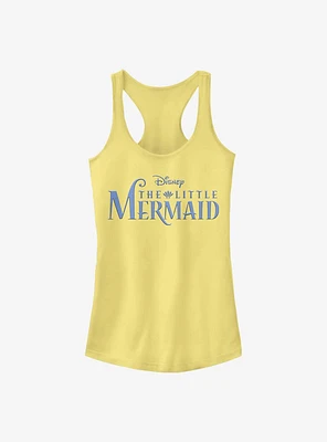 Disney The Little Mermaid Title Logo Girls Tank