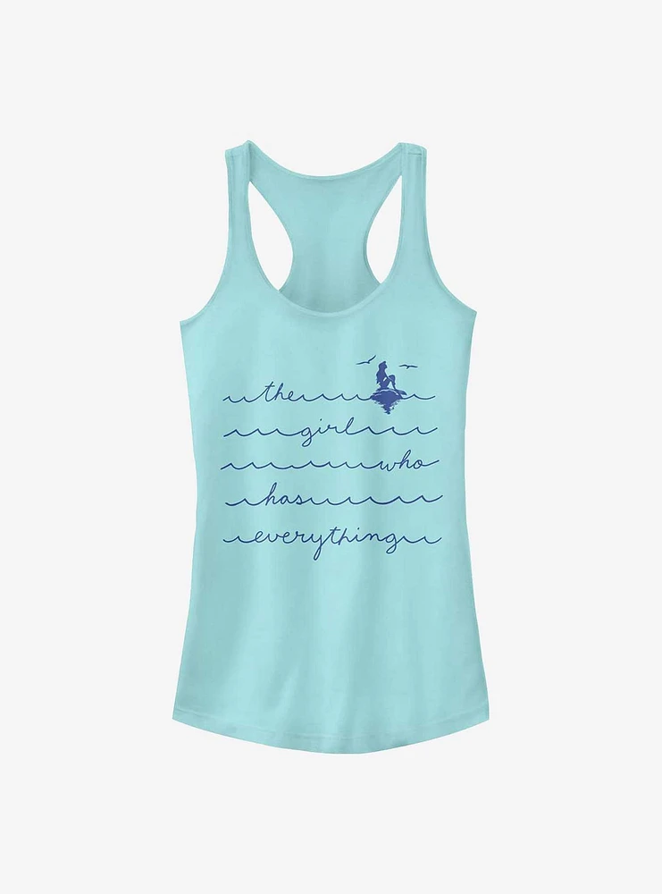 Disney The Little Mermaid Ariel Girl Who Has Everything Girls Tank