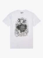 Skeletal Forest Creature T-Shirt By Ghoulish Bunny Studios