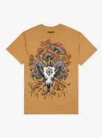 Cyclops Goat Skull T-Shirt By Ghoulish Bunny Studios
