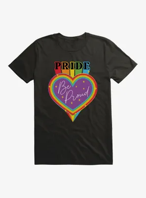Pride Be Proud Heart Sparkles T-Shirt