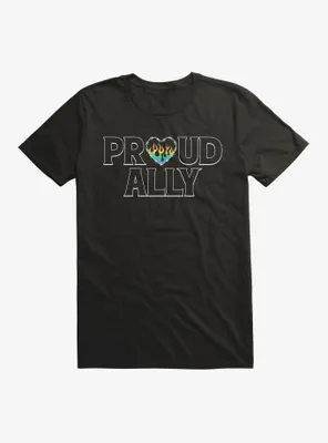 Pride Proud Ally Flames T-Shirt