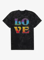 Pride Love Rainbow Mineral Wash T-Shirt