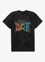 Pride Queer Flames Mineral Wash T-Shirt