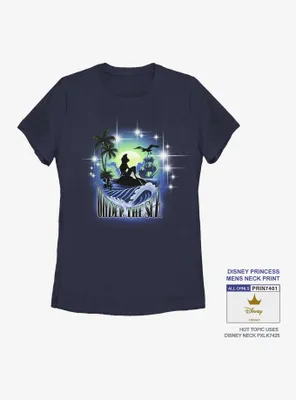 Disney The Little Mermaid Under Sea Moonlight Womens T-Shirt