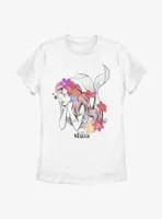 Disney The Little Mermaid Flowers My Hair Womens T-Shirt