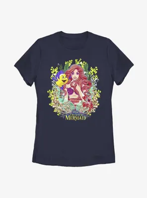 Disney The Little Mermaid Coral Queen Womens T-Shirt