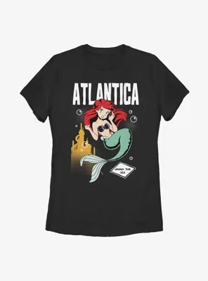 Disney The Little Mermaid Anime Ariel Atlantica Womens T-Shirt