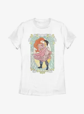 Disney The Little Mermaid Ariel and Eric Ever After Womens T-Shirt