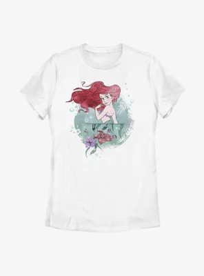 Disney The Little Mermaid Fair Flower Womens T-Shirt