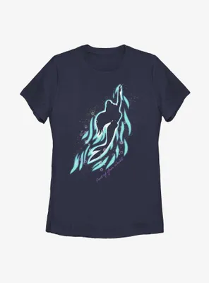 Disney The Little Mermaid Making Waves To Be Part Of Your World Womens T-Shirt