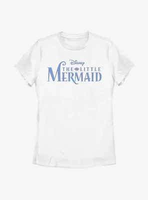 Disney The Little Mermaid Title Logo Womens T-Shirt