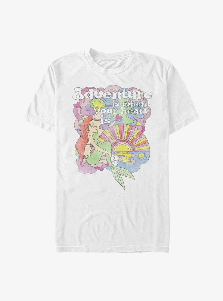 Disney The Little Mermaid Adventure Is Where Your Heart T-Shirt