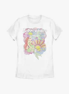 Disney The Little Mermaid Adventure Is Where Your Heart Womens T-Shirt