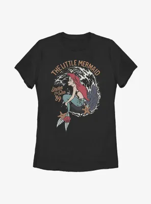Disney The Little Mermaid Vintage Ariel Womens T-Shirt