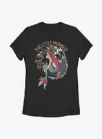 Disney The Little Mermaid Vintage Ariel Womens T-Shirt