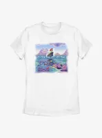 Disney The Little Mermaid Ariel And Depths Below Womens T-Shirt