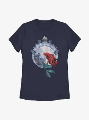 Disney The Little Mermaid Ariel Dreaming Of Your World Womens T-Shirt