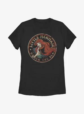 Disney The Little Mermaid Under Sea Badge Womens T-Shirt