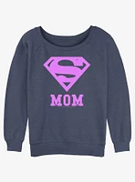 DC Comics Superman Super Mom Girls Slouchy Sweatshirt