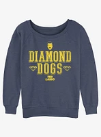 Ted Lasso Diamond Dogs Girls Slouchy Sweatshirt