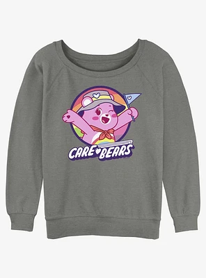 Care Bears Cheer Bear Adventure Girls Slouchy Sweatshirt