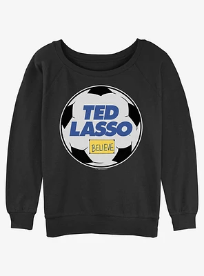 Ted Lasso Goofball Girls Slouchy Sweatshirt