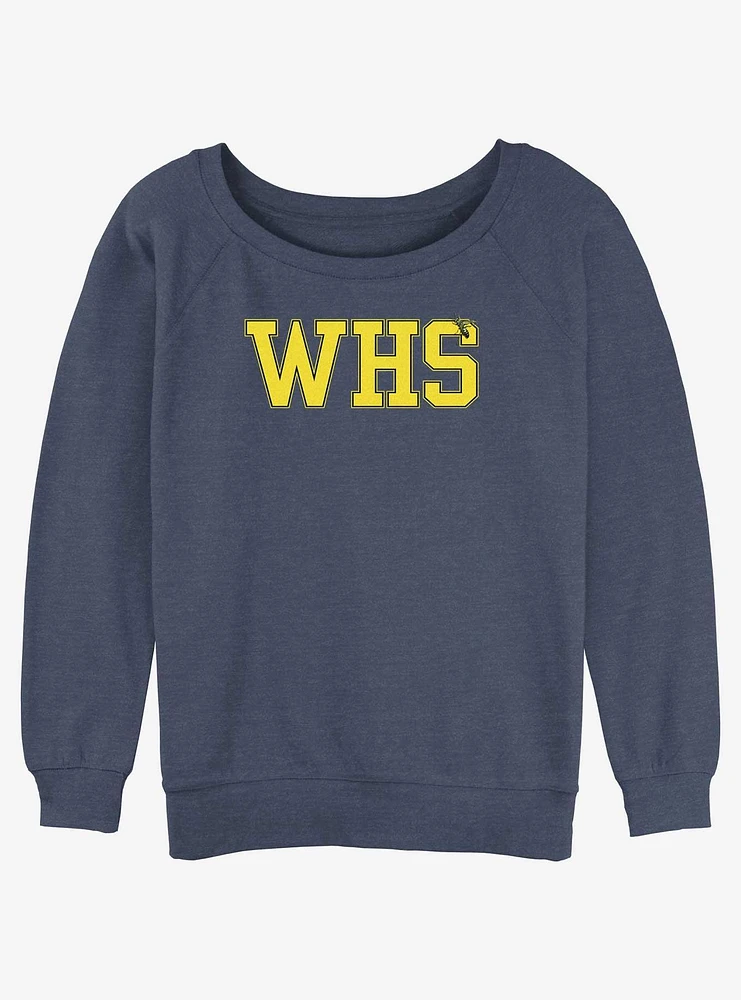 Yellowjackets WHS High School Logo Girls Slouchy Sweatshirt