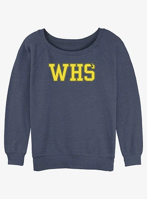 Yellowjackets WHS High School Logo Girls Slouchy Sweatshirt