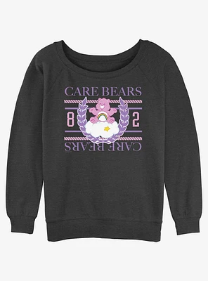 Care Bears Cheer Bear 82 Girls Slouchy Sweatshirt