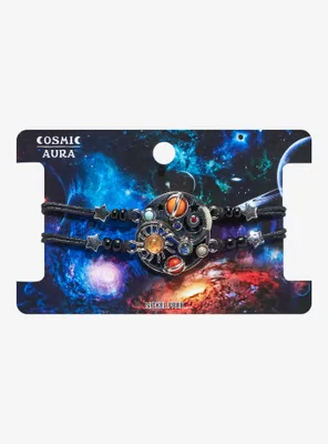 Cosmic Aura Planet Yin-Yang Best Friend Cord Bracelet Set