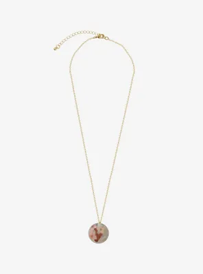 Sweet Society Sakura Flower Globe Necklace