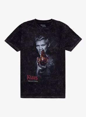 The Vampire Diaries Klaus Mineral Wash Boyfriend Fit Girls T-Shirt