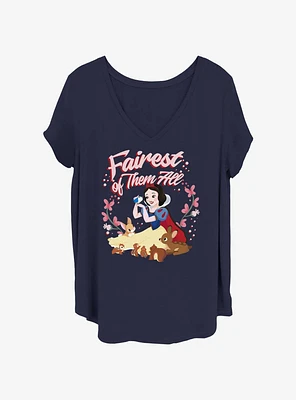 Disney Snow White and the Seven Dwarfs Fairest Of Them All Girls T-Shirt Plus