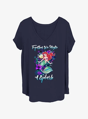 Disney The Little Mermaid Make A Splash Girls T-Shirt Plus