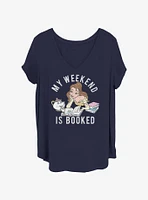 Disney Beauty and the Beast Weekend Booked Girls T-Shirt Plus