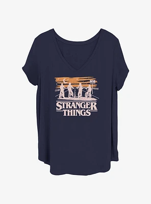 Stranger Things Ride The Night Girls T-Shirt Plus