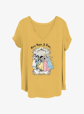 Disney Princesses Vintage Princess Group Girls T-Shirt Plus