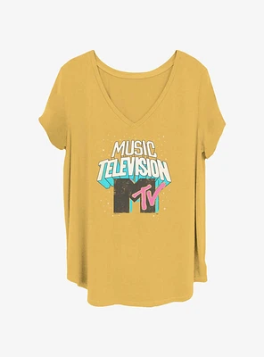 MTV Music Television Logo Girls T-Shirt Plus