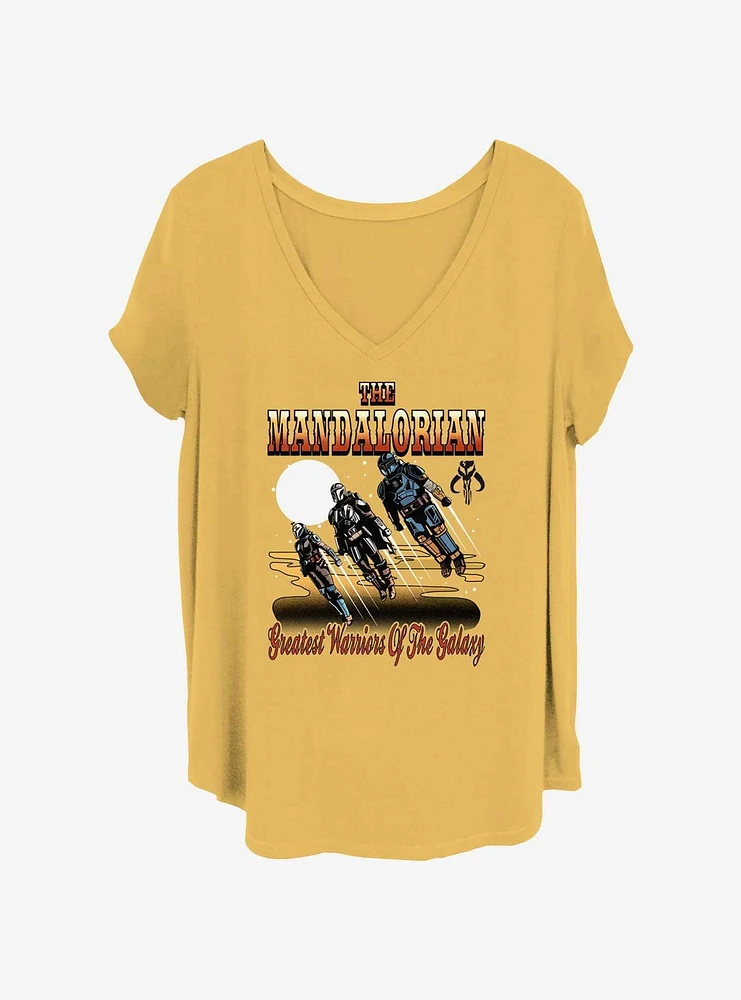 Star Wars The Mandalorian Greatest Warriors Girls T-Shirt Plus